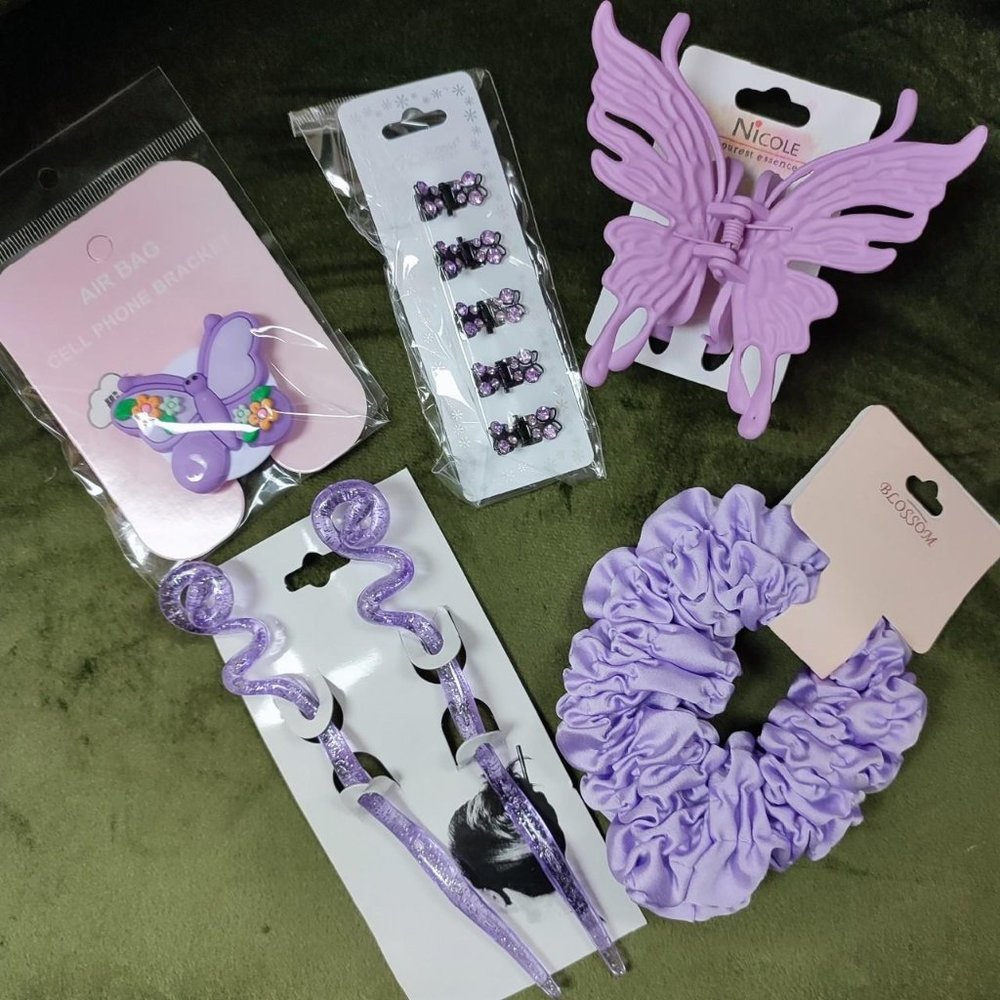 Purple Bundle Hair Accessories